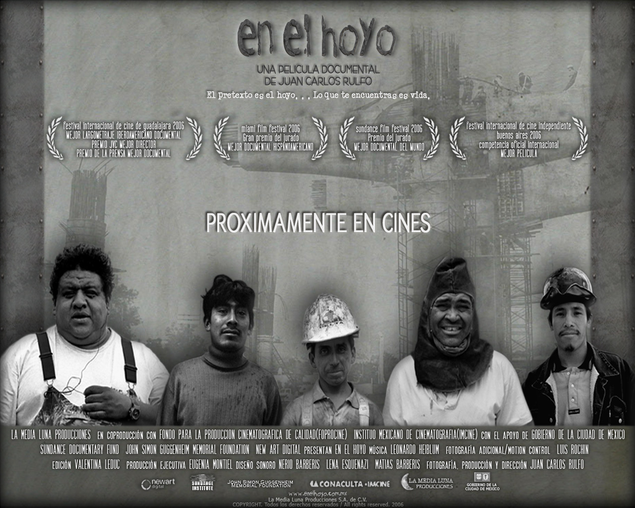 Arte promocional original de En el hoyo